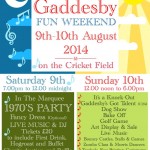 Gaddesby Fun Weekend Poster